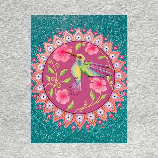 Hummingbird Mandala by SoozieWray